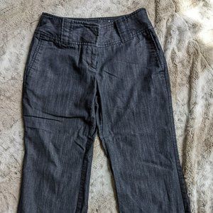 Ann Taylor LOFT Petite 00 Dark Chambray Pants